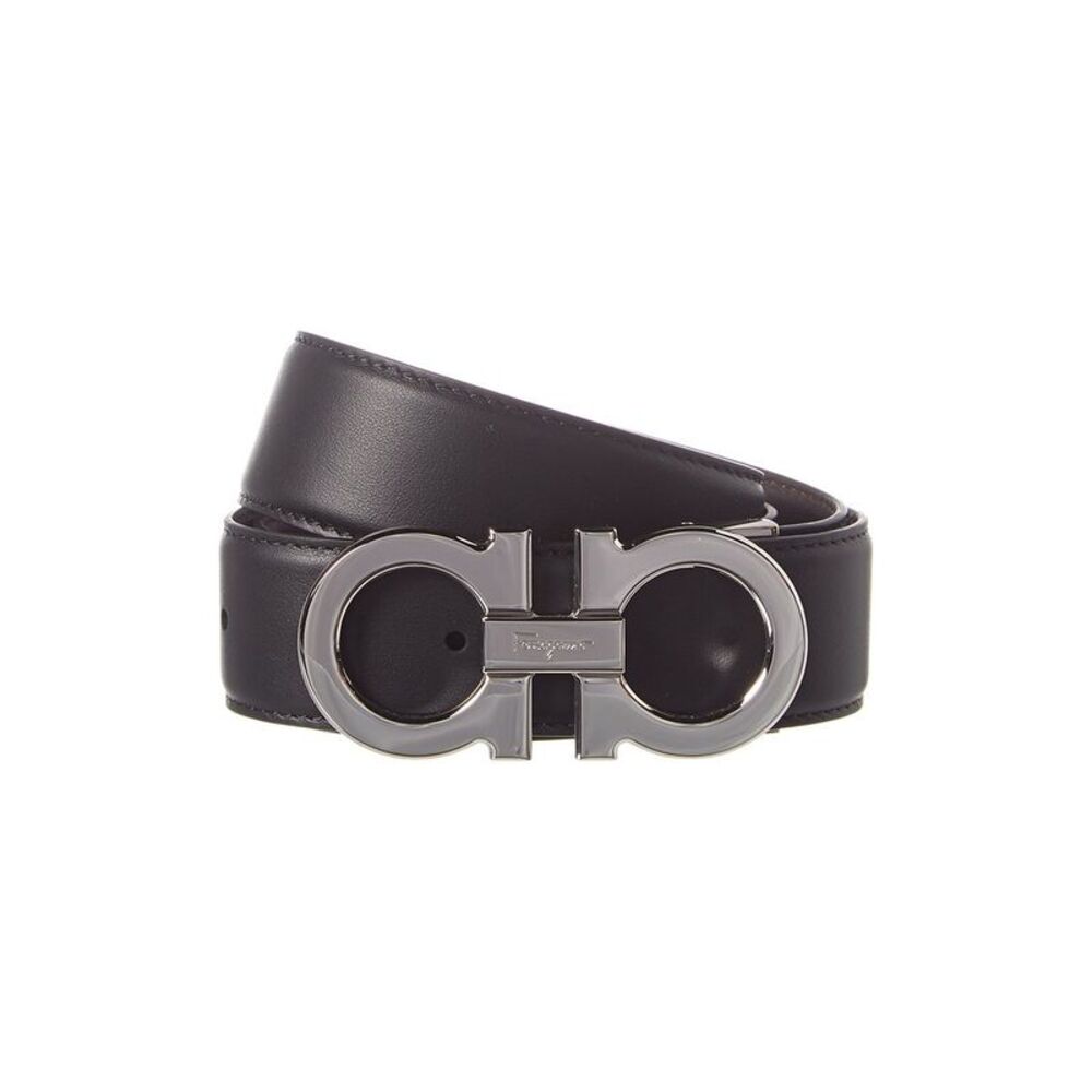 Ferragamo Gancini Reversible & Adjustable Leather Belt